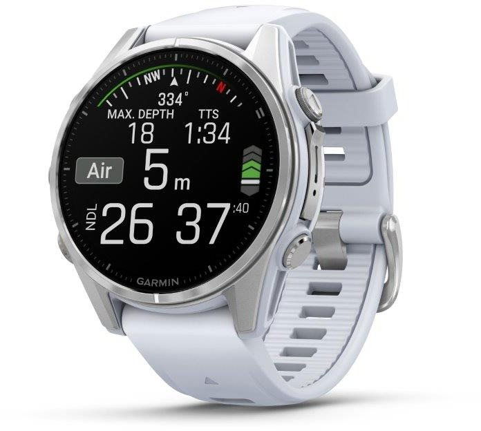 Garmin Fenix 8 43 mm AMOLED Silver/Whitestone Band