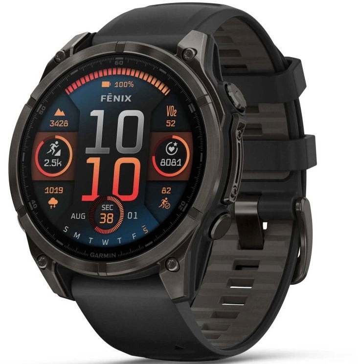 Garmin Fenix 8 47 mm AMOLED Sapphire/Carbon Grey