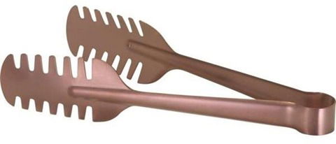 Gastro Kliešte na špagety nerezové 24 cm medené