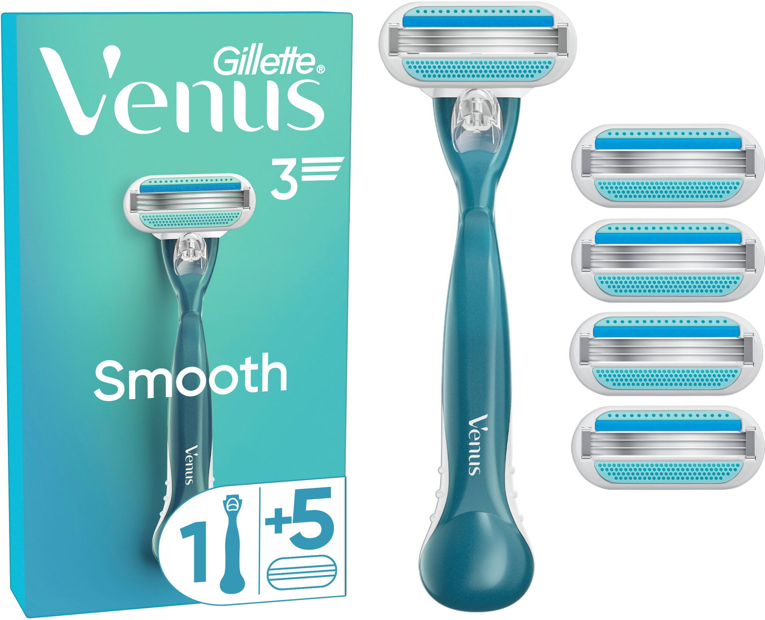 Gillette Venus rúčka + 5 hlavíc