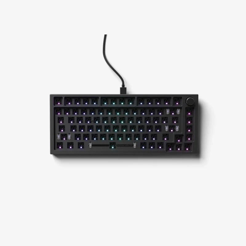 GLORIOUS GMMK 3 PRO HE 75 % Barebones Wired Silver – US