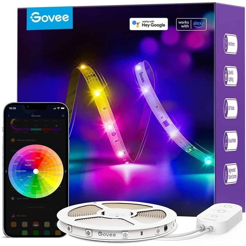 Govee WiFi RGBIC Smart LED PRO pásik 5 m