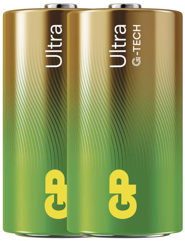GP Alkalická batéria Ultra C (LR14), 2 ks