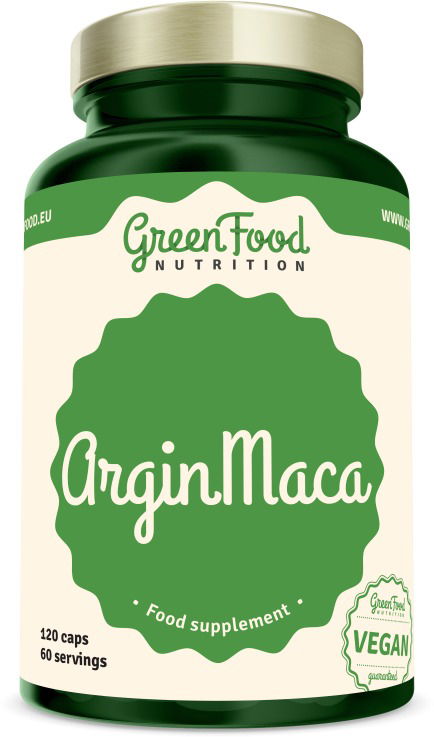 GreenFood Nutrition ArginMaca 120 kapsúl