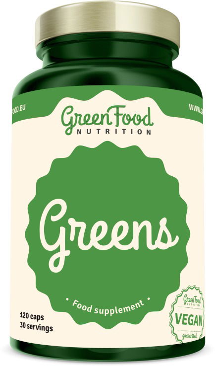GreenFood Nutrition Greens 120 kapsúl