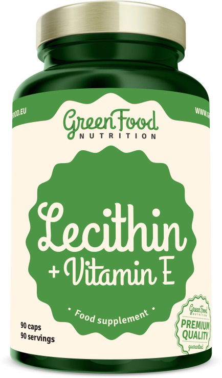 GreenFood Nutrition Lecitín + Vitamon E 90 kapsúl