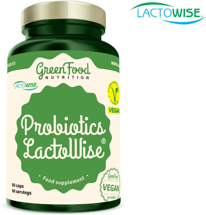 GreenFood Nutrition Probiotics LactoWise® 60 kapsúl