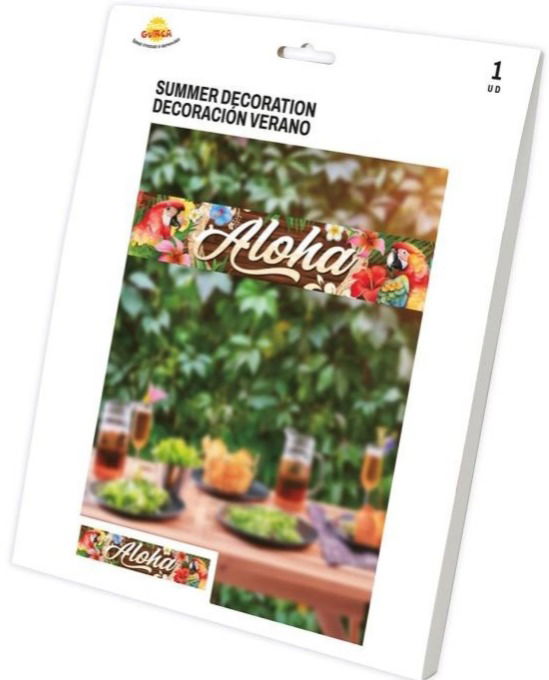 GUIRCA Banner – plachta hawaii, aloha, 290 × 50 cm