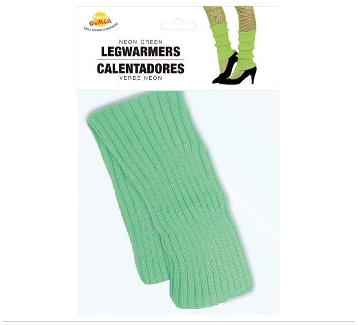 GUIRCA Retro návleky na členky neónovo zelené