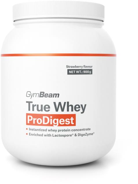 GymBeam True Whey ProDigest 900 g, strawberry