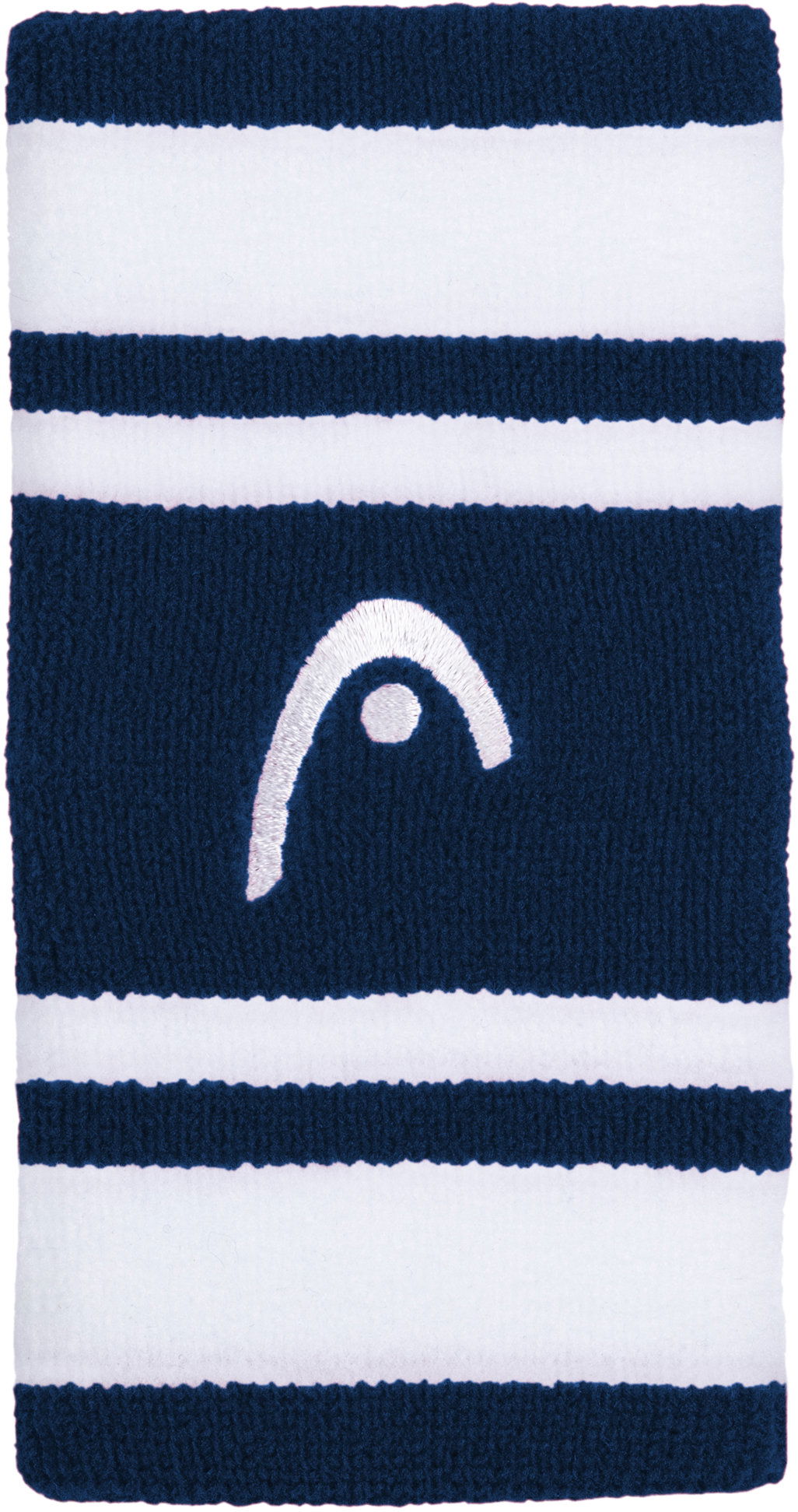 Head Wristband striped 5" modré