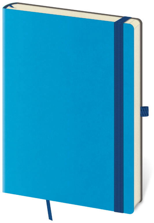 Helma 365 Flexies Blue bodkovaný, A5
