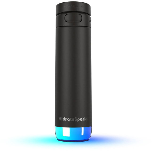 HidrateSpark PRO 2 inteligentná fľaša so slamkou, 621 ml, čierna