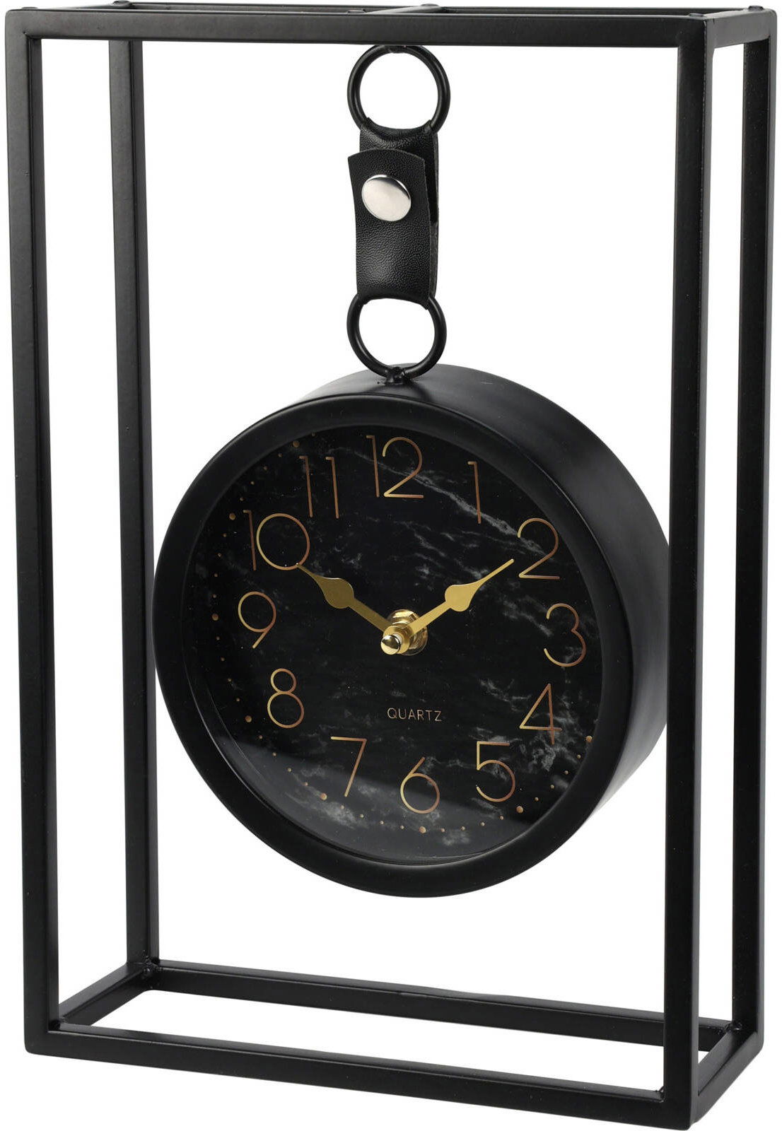 Home Styling Collection Nástenné hodiny s kovovou konštrukciou, 21 × 31 cm