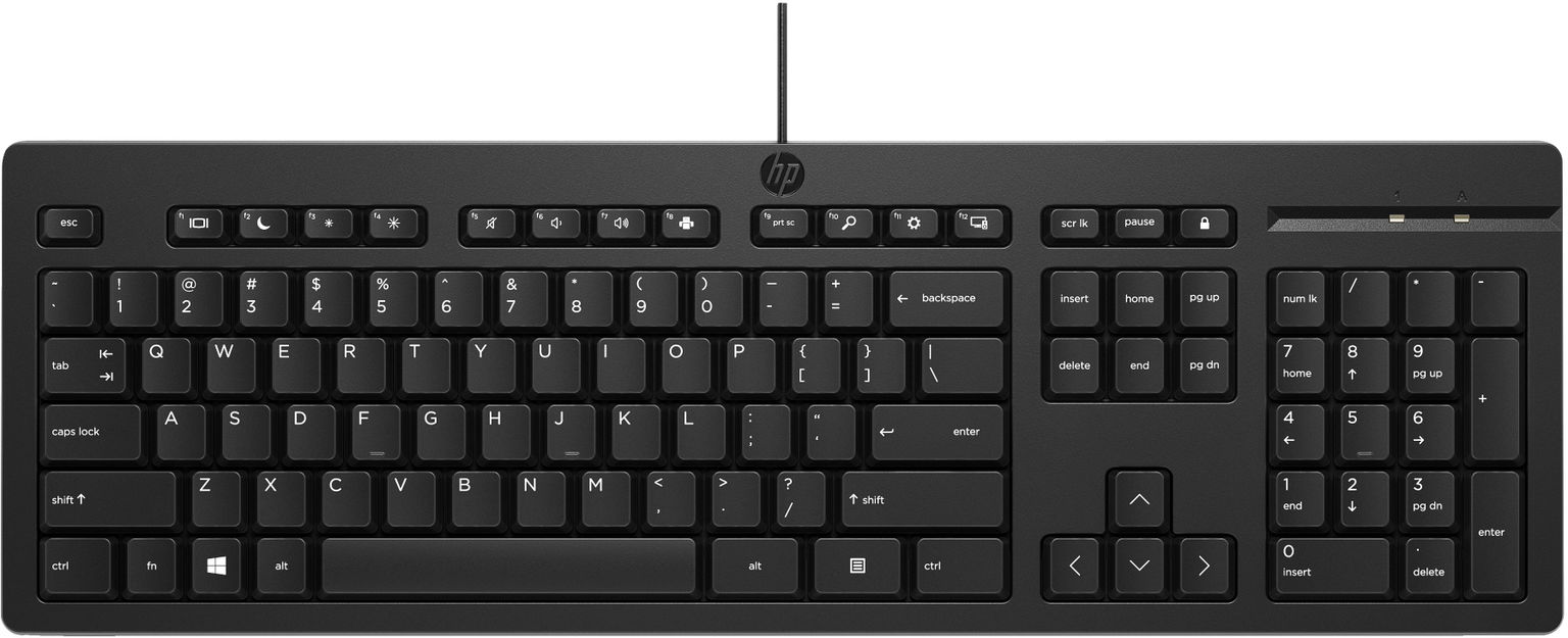 HP 125 G2 Wired Keyboard – CZ/SK