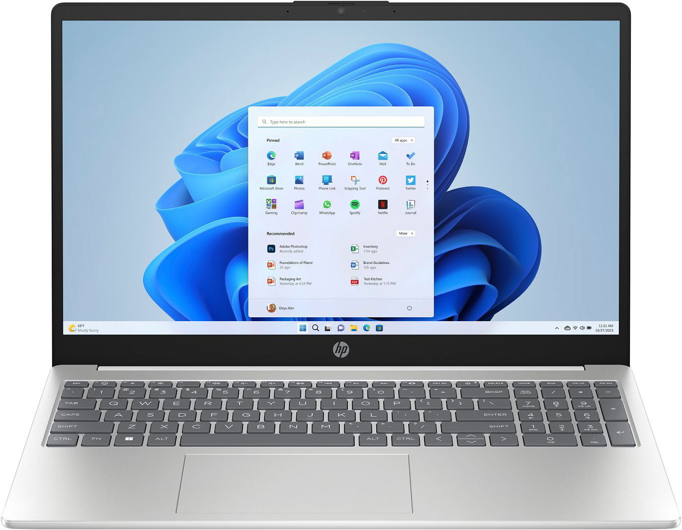 HP 15-fc0970nc Natural Silver