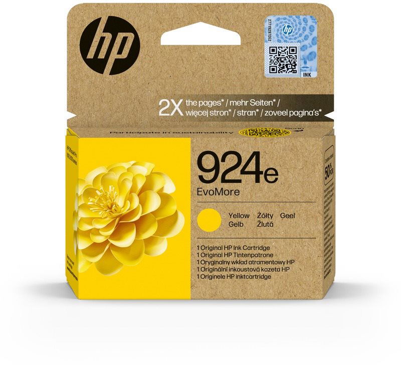 HP 4K0U9NE č. 924 XL EvoMore žltá