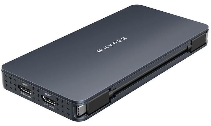 HyperDrive Universal Silicon Motion USB-C 10 v 1 Dual HDMI