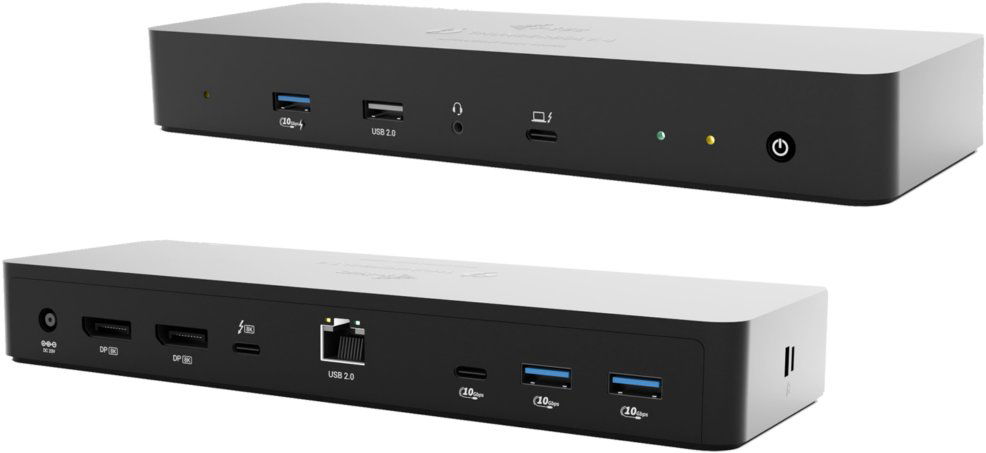 i-tec Thunderbolt 4 Intelligent Dual Display Docking Station, Power Delivery 90 W
