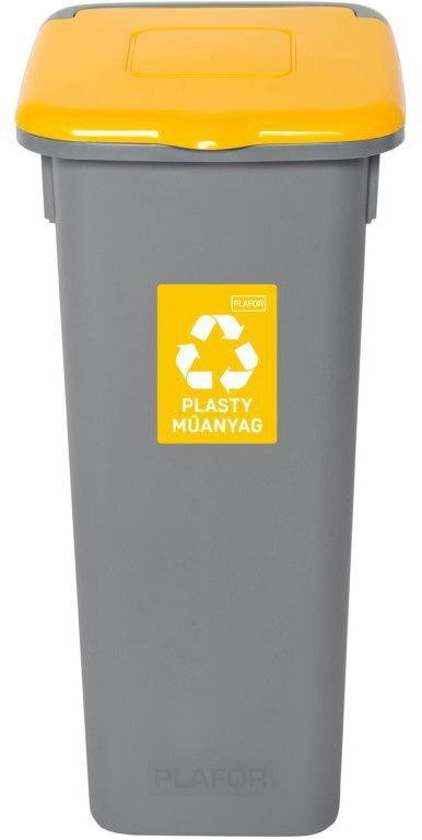 Igotrend Kôš separ. odpad 53 l FLAP BIN sivý/žltý