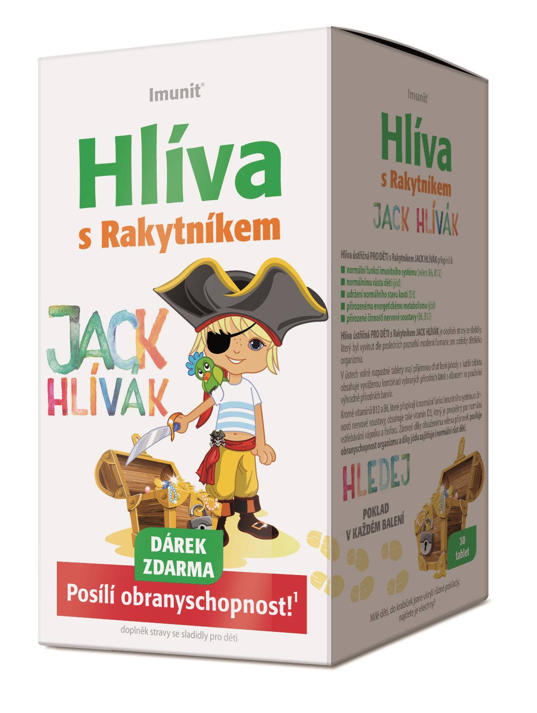 Imunit JACK HLIVÁK Hliva pre deti 30 tabliet