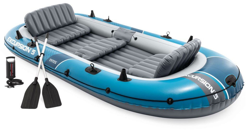 INTEX Excursion 5 Boat Set