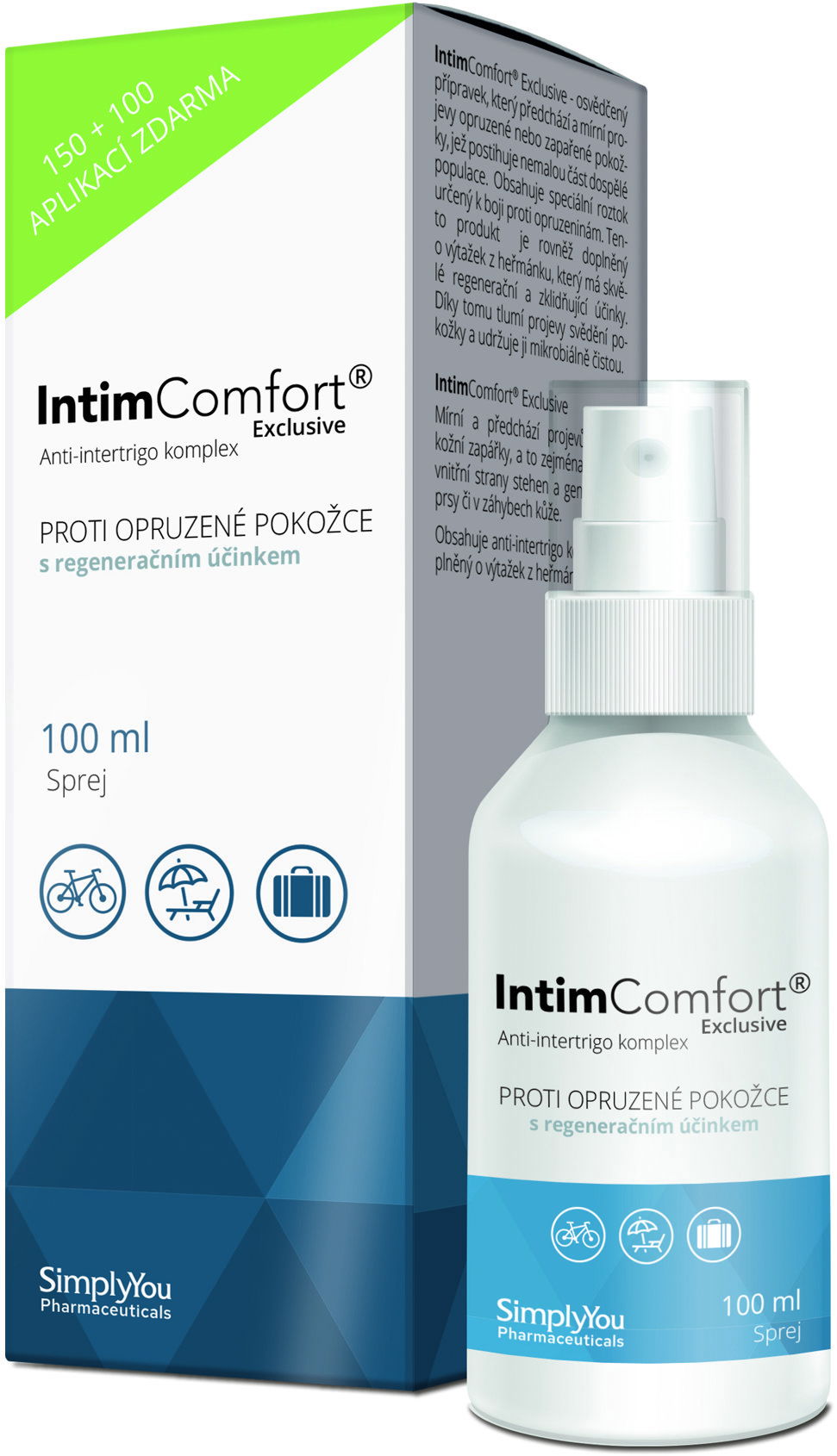 Intim Comfort Anti-intertrigo sprej 100 ml