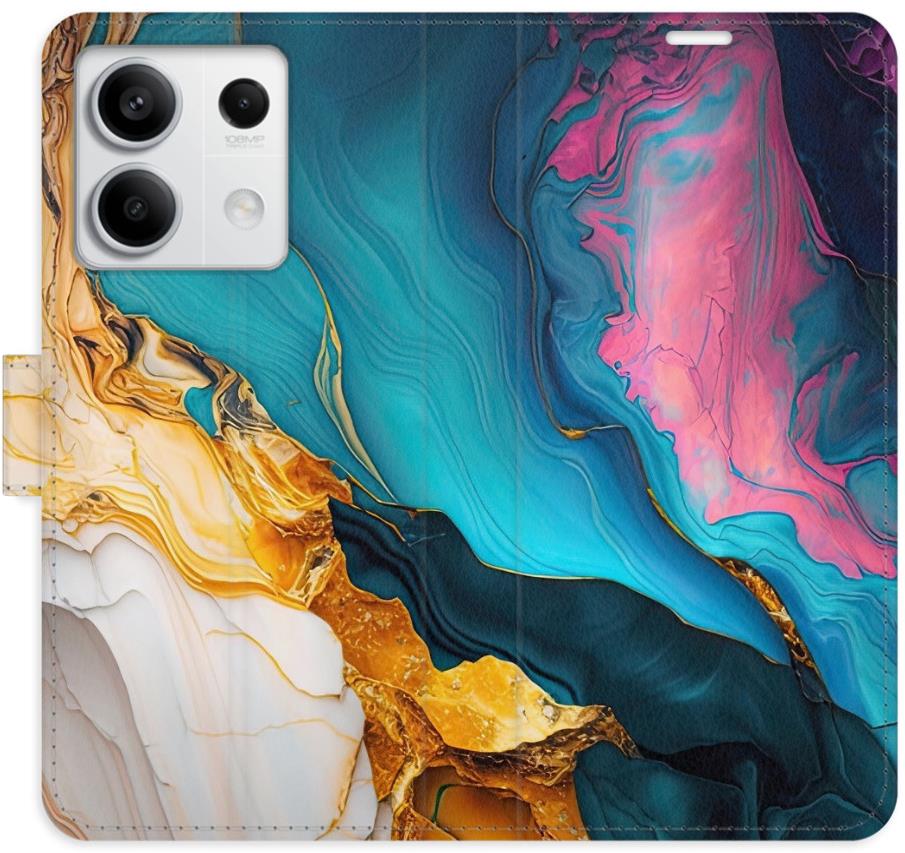 iSaprio Flip puzdro Colourful Marble pre Xiaomi Redmi Note 13 5G
