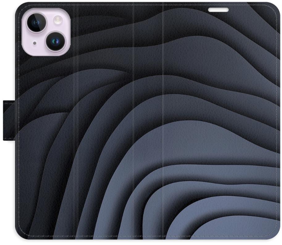iSaprio Flip puzdro Dark Waves pre iPhone 14 Plus
