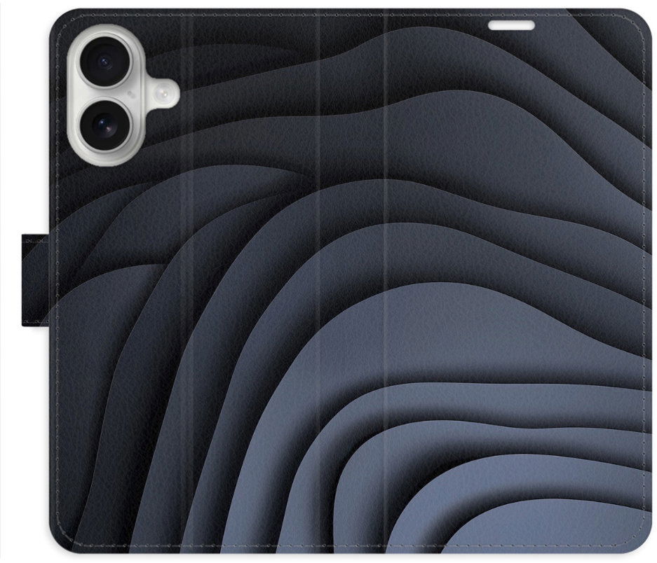 iSaprio Flip puzdro Dark Waves pre iPhone 16