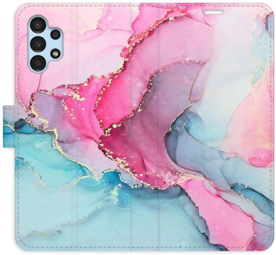 iSaprio flip puzdro PinkBlue Marble na Samsung Galaxy A13/A13 5G