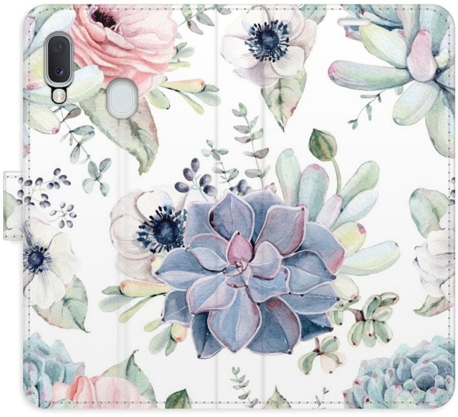 iSaprio flip puzdro Succulents pre Samsung Galaxy A20e