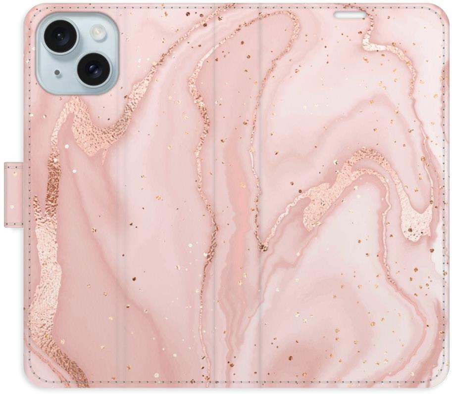 iSaprio RoseGold Marble na iPhone 15