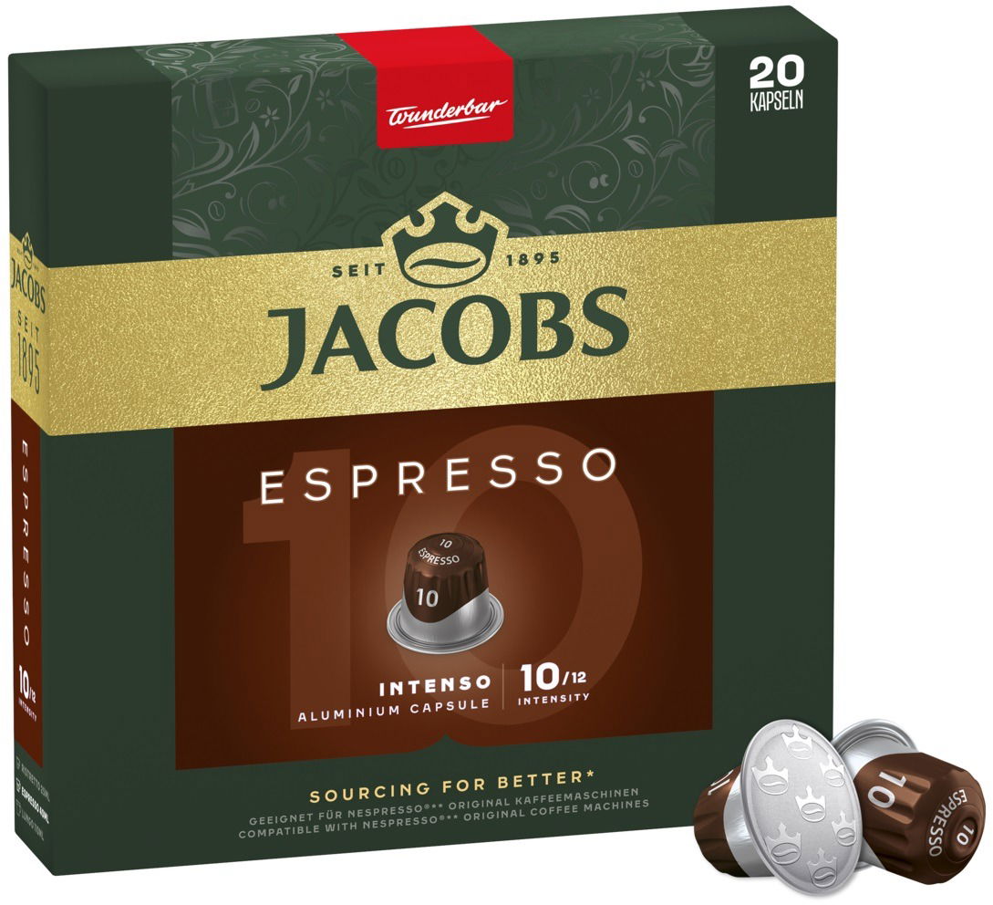 Jacobs Espresso Intenso 20 ks kapsúl