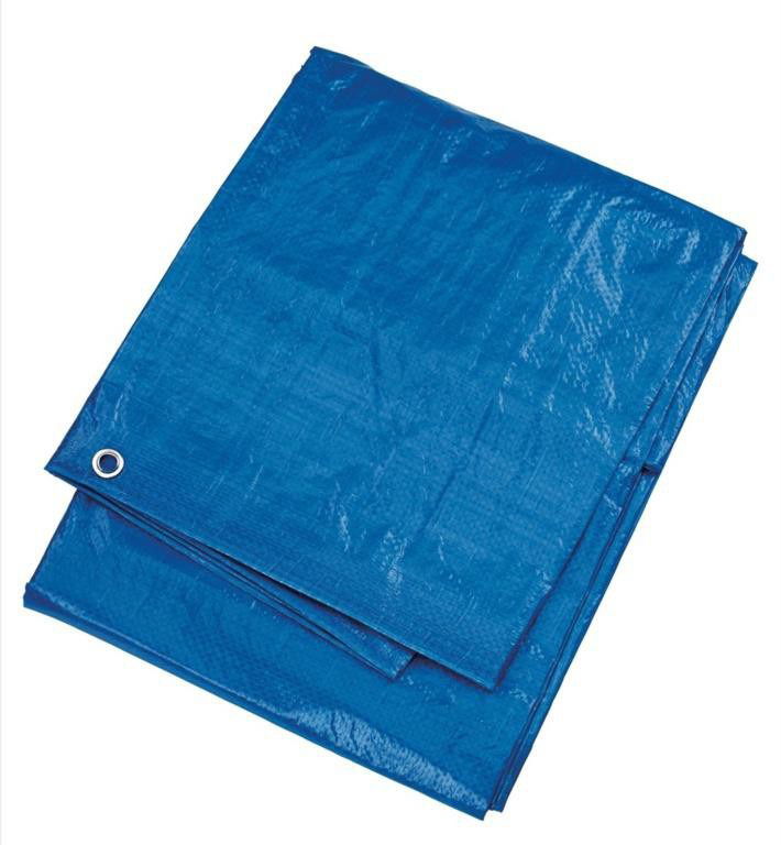 JAD TOOLS plachta, PE, 4 × 5 m, 50 g/m2, modrá