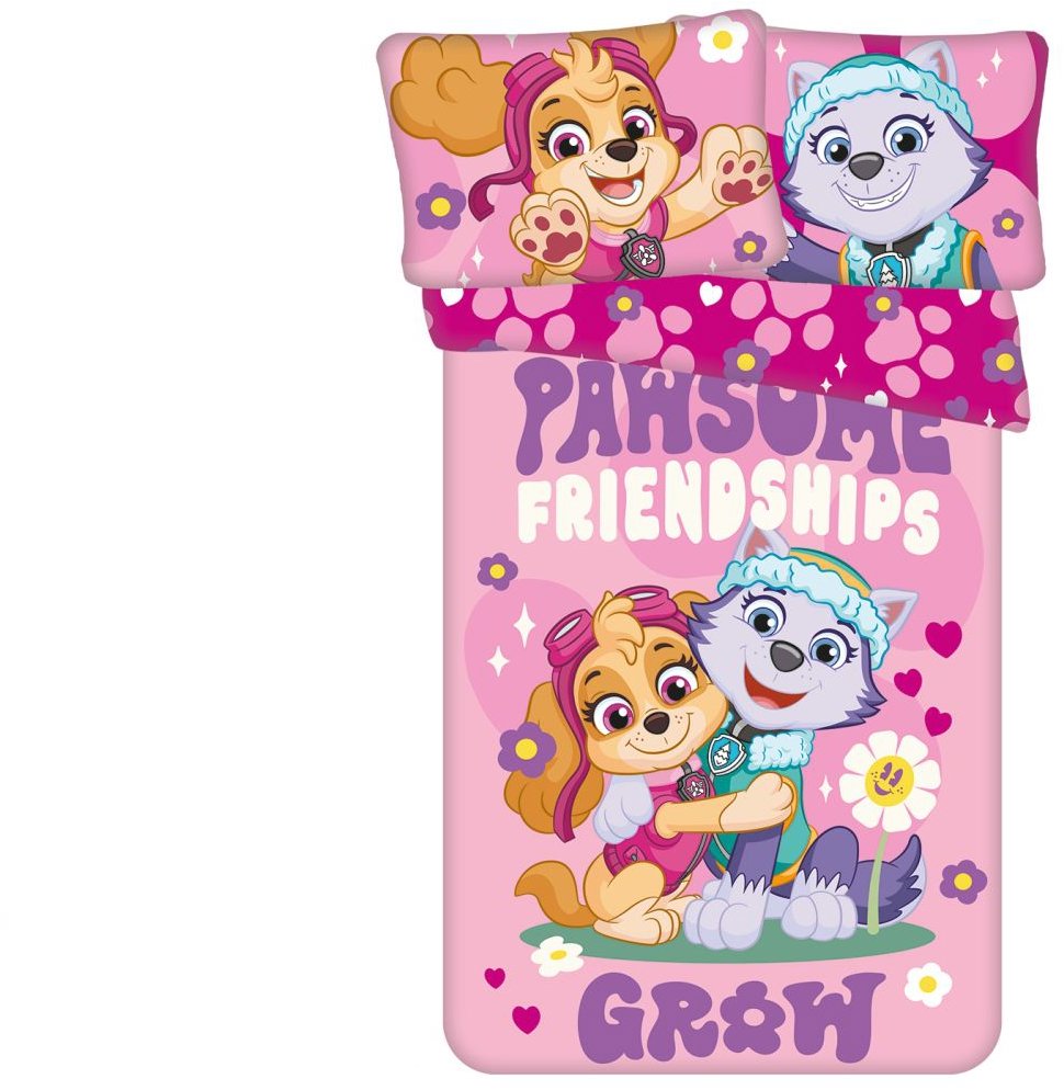 Jerry Fabrics Obliečky do postieľky Paw Patrol 578 baby 100 × 135, 40 × 60 cm