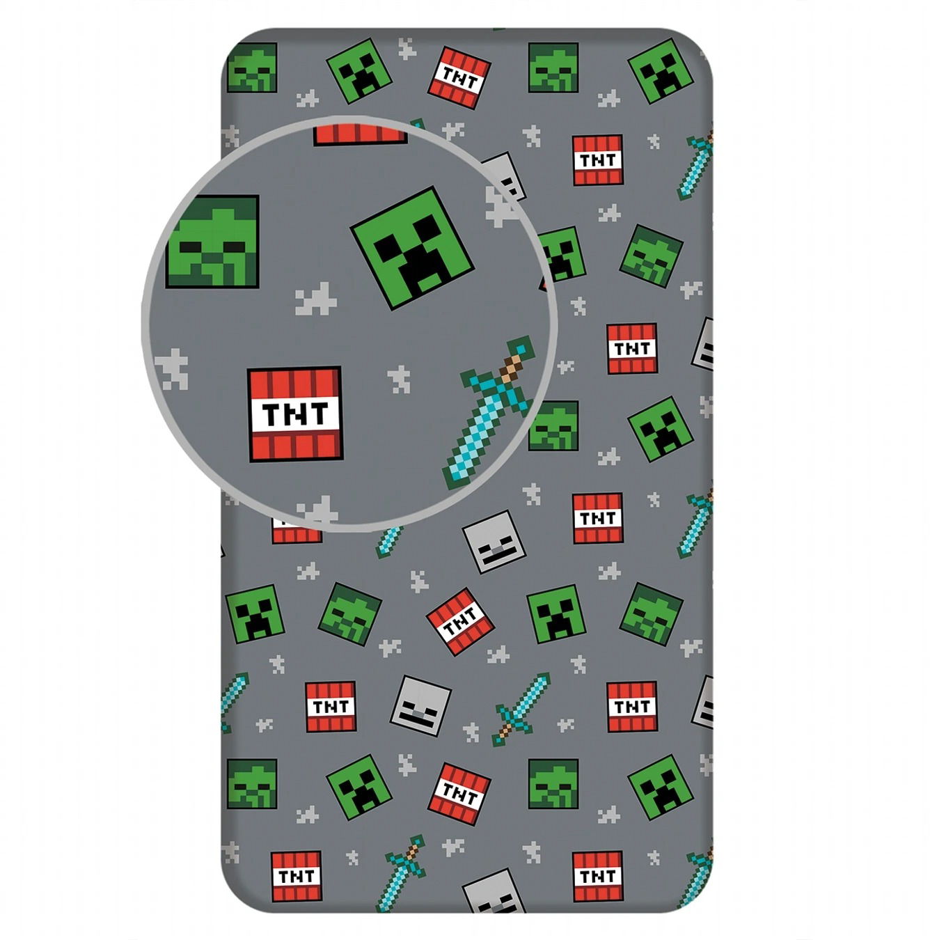 Jerry Fabrics Plachta Minecraft We Got This 90 × 200 × 25 cm