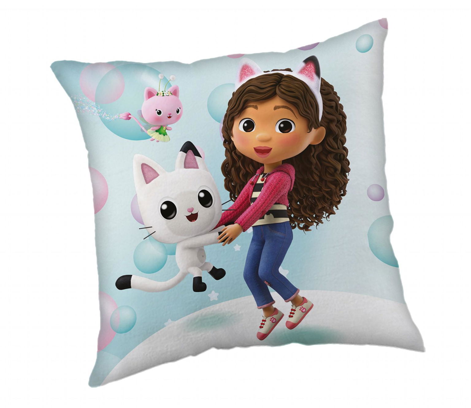 Jerry Fabrics Vankúšik Gabbys Dollhouse Bubbles 40 × 40 cm