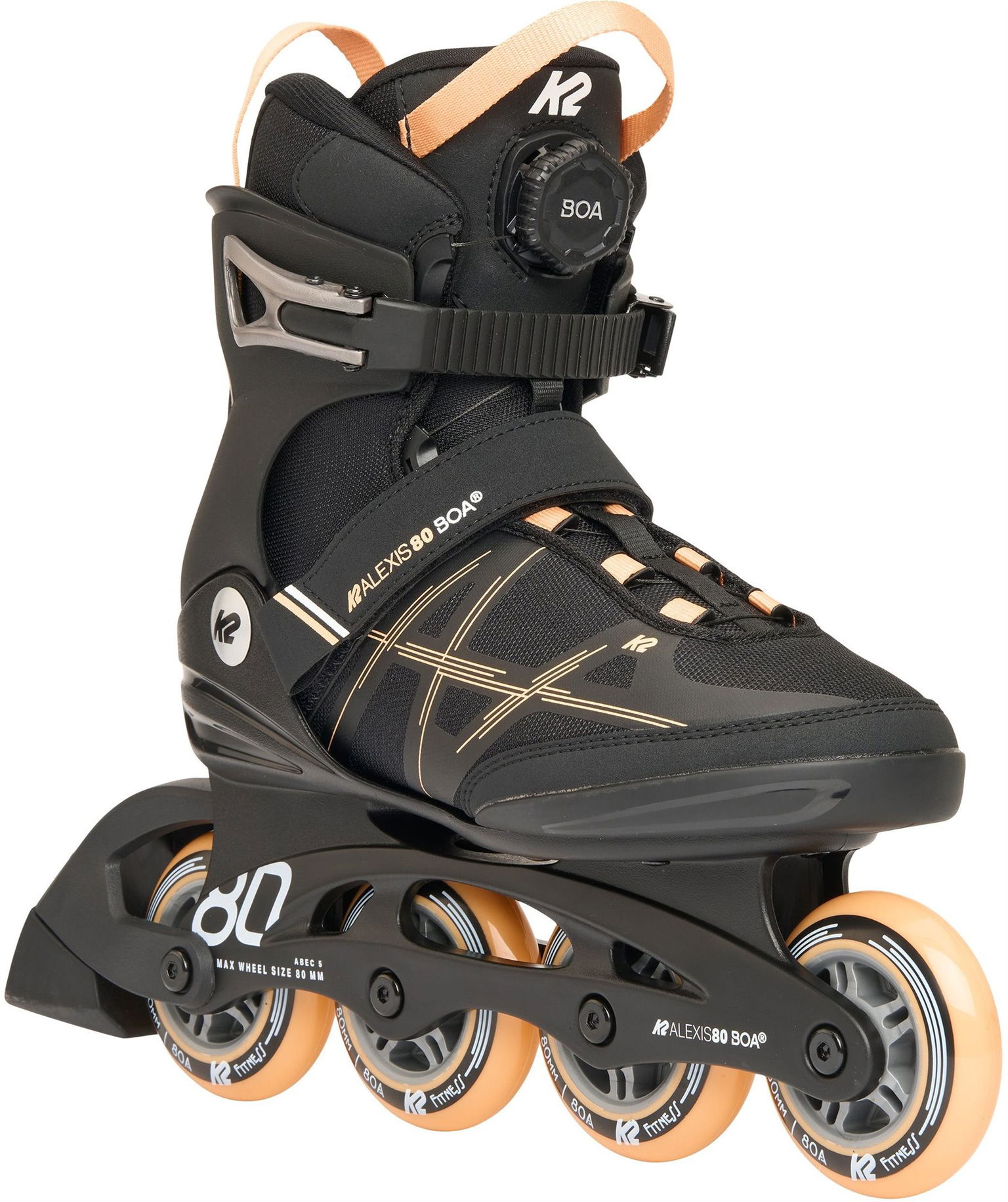 K2 ALEXIS 80 BOA black_pink veľkosť 38 EU/245 mm