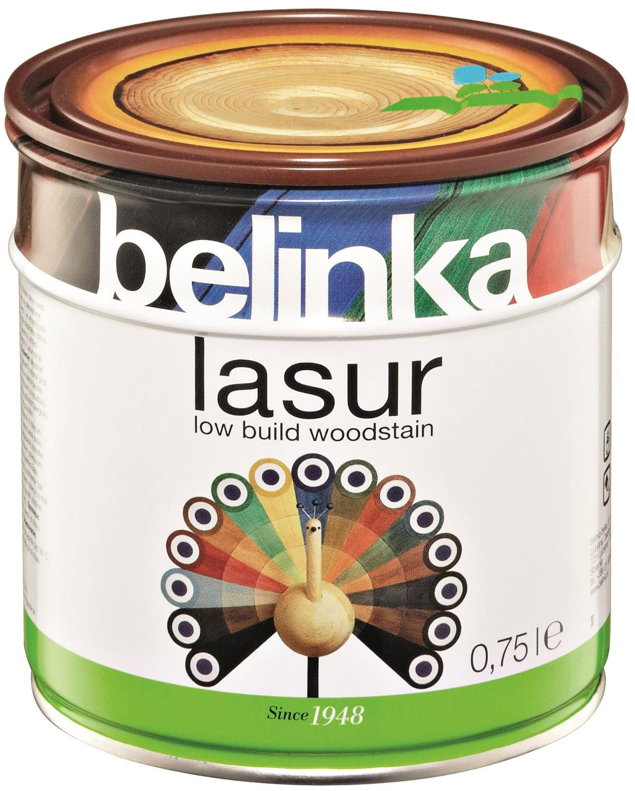 KANSAI HELIOS Belinka Lasur 0,75 l, farba 17 Teak