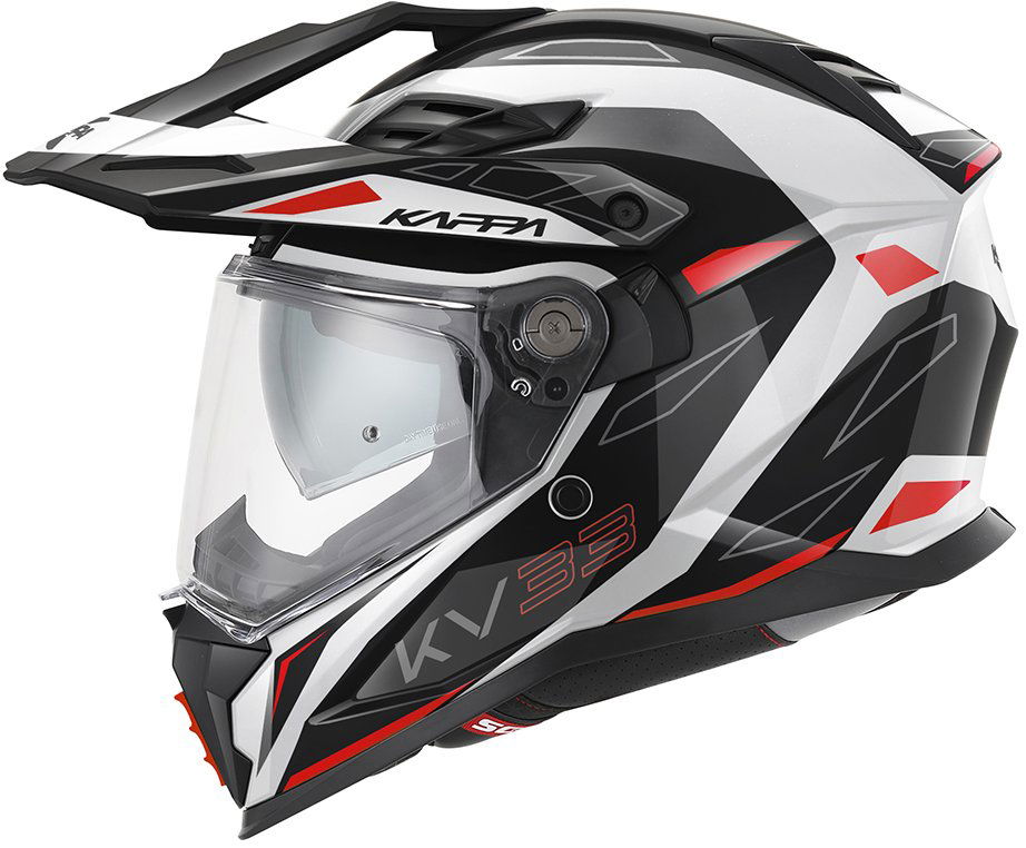 KAPPA KV33 ENDURO WIZARD – enduro červená moto prilba S