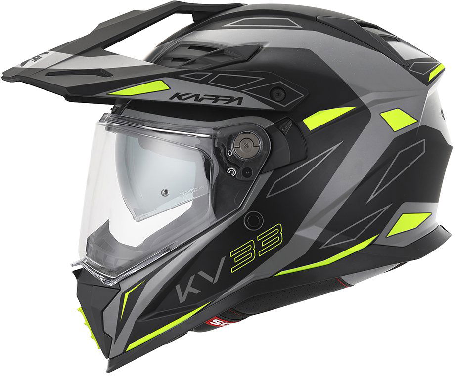 KAPPA KV33 ENDURO WIZARD – enduro sivá moto prilba M