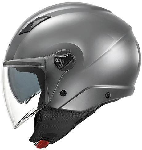 KAPPA KV57 BASIC – otvorená sivá jet moto prilba XS