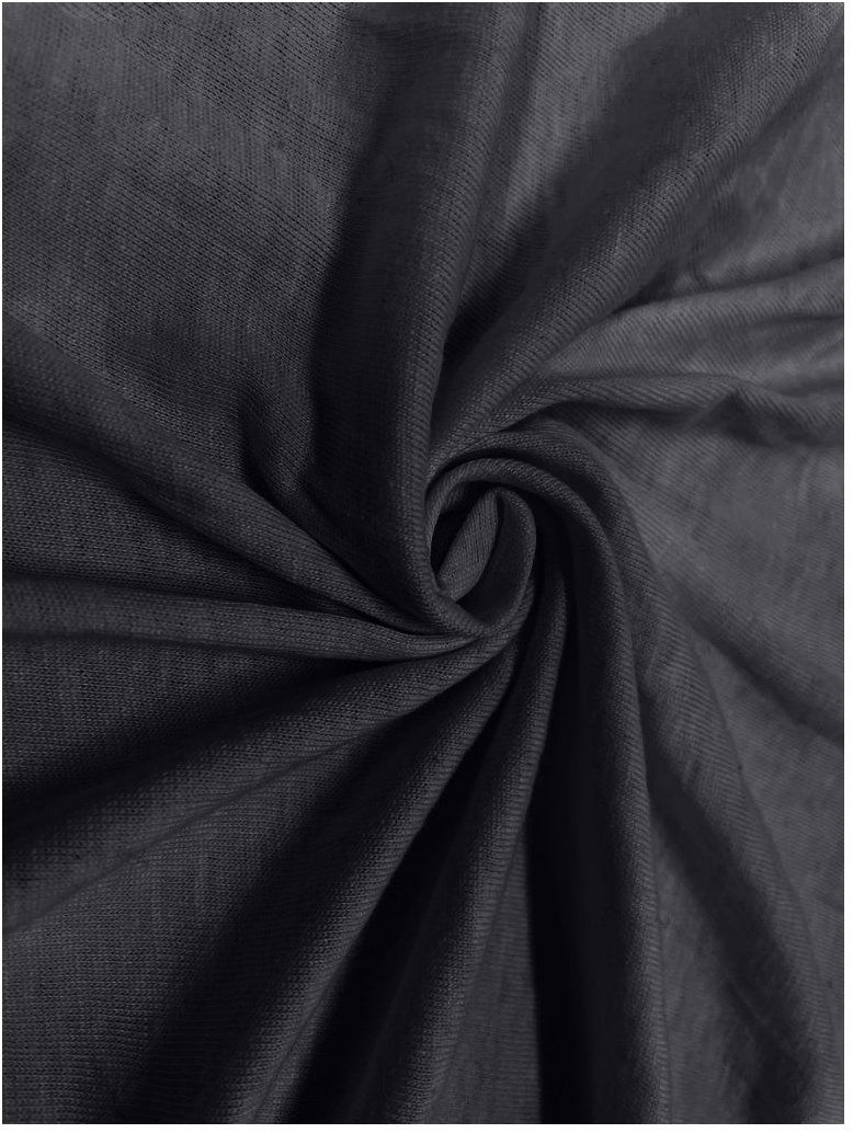 Kaptan Plachta na posteľ Jersey Lux, 180 × 200 cm, tmavosivá