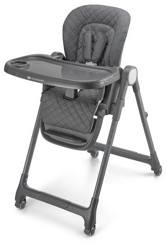 KINDERKRAFT Stolička jedálenská 3 v 1 Tulo Grey