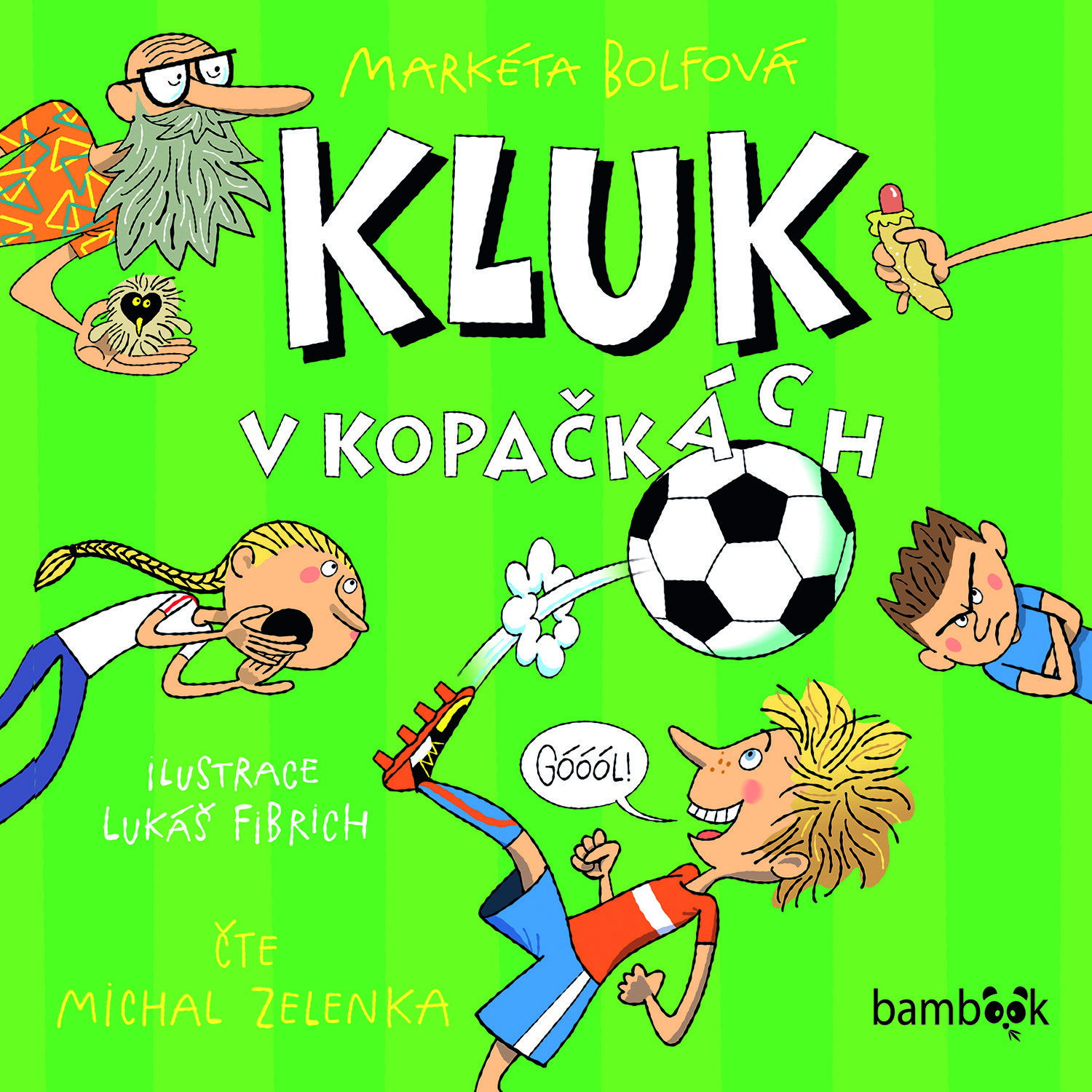 Kluk v kopačkách