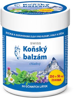 Konský balzam SWISS chladivý 250 + 50 ml