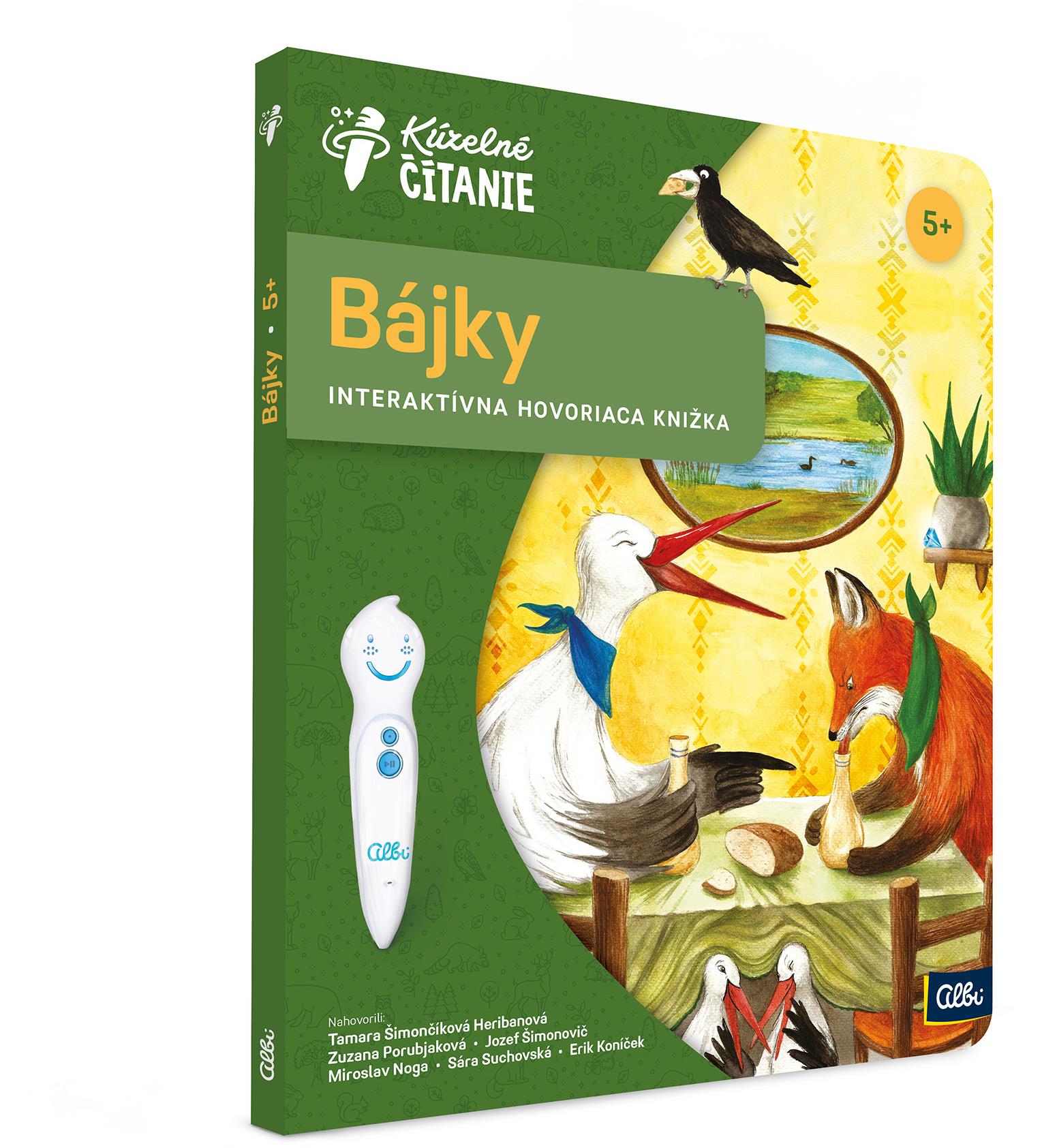 Kúzelné čítanie Kniha Bájky SK
