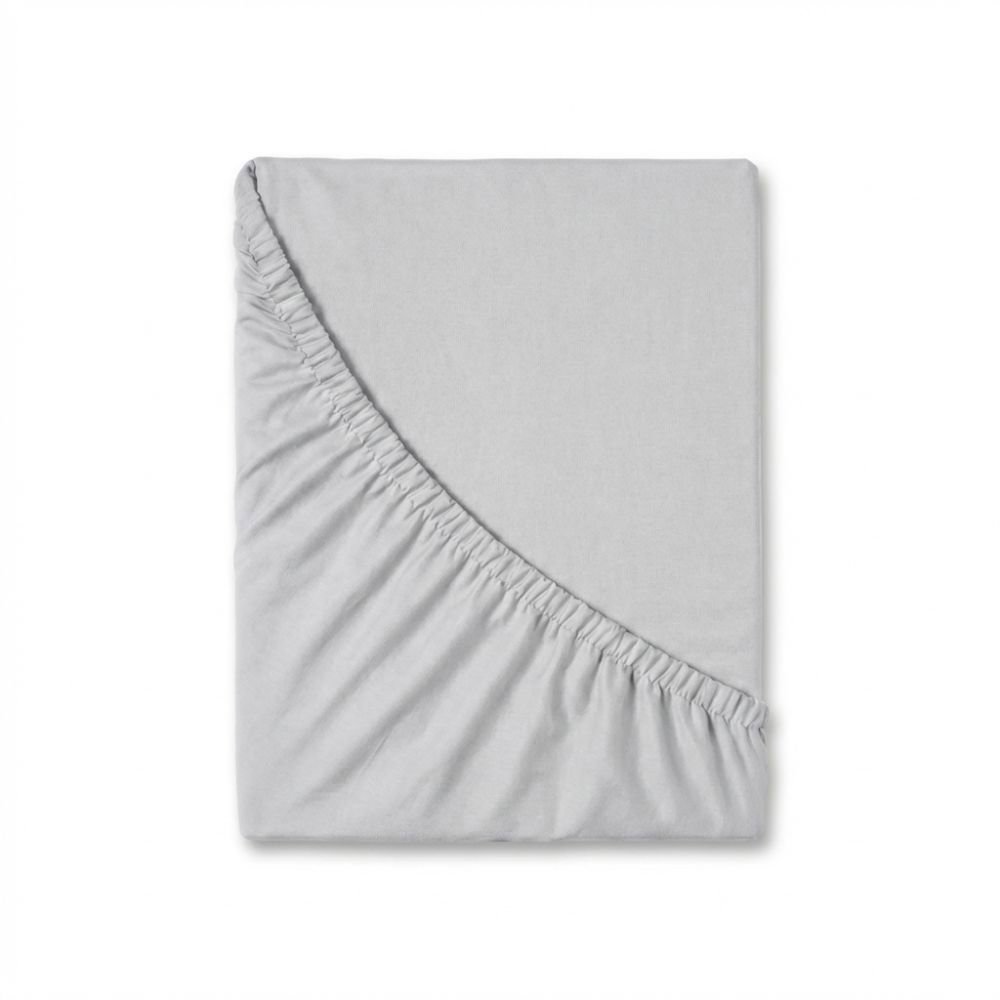 Kvalitex Jersey prestieradlo svetlo sivé 140 × 200 cm