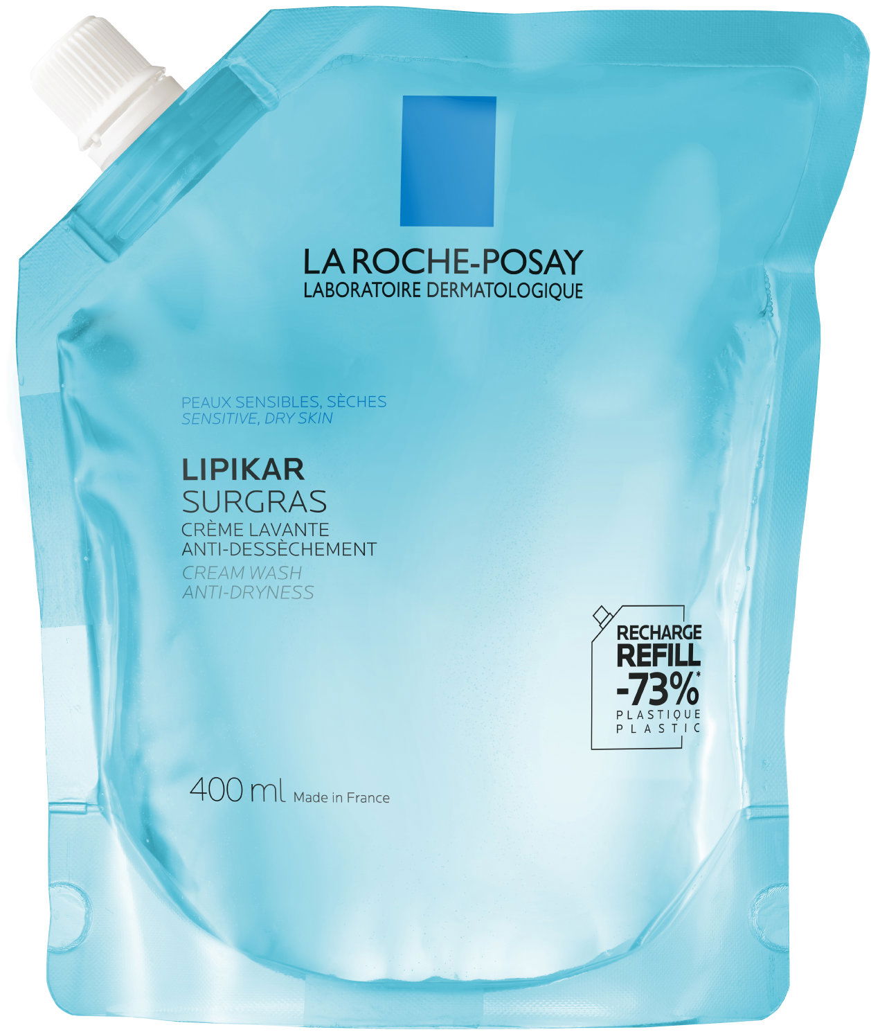 LA ROCHE-POSAY Lipikar Surgras náhradná náplň 400 ml
